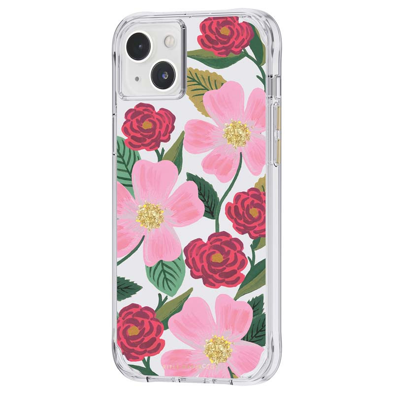 Etui Do iPhone 14 Plus Zdobione Złotem Rifle...