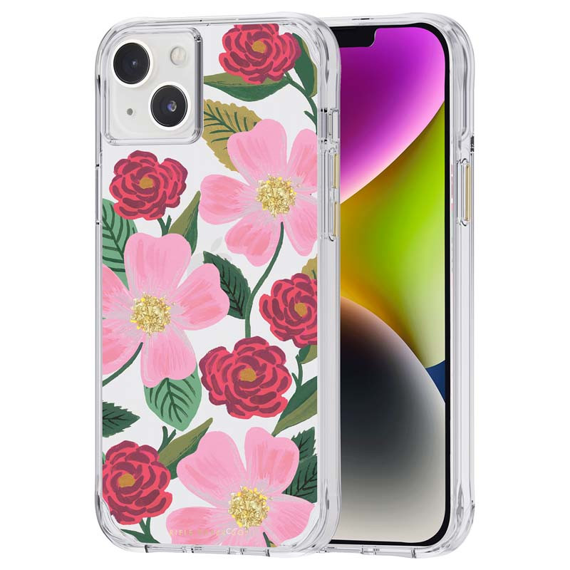 Etui Do iPhone 14 Plus Zdobione Złotem Rifle...