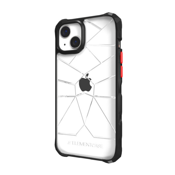 Etui Pancerne Do iPhone 14 ( Mil-Spec Drop Protection ) Element Case Special Ops X5 Przezroczysty