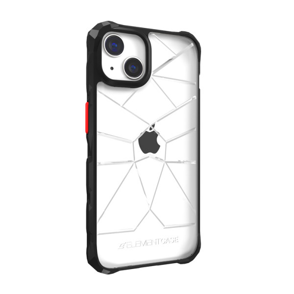 Etui Pancerne Do iPhone 14 ( Mil-Spec Drop Protection ) Element Case Special Ops X5 Przezroczysty