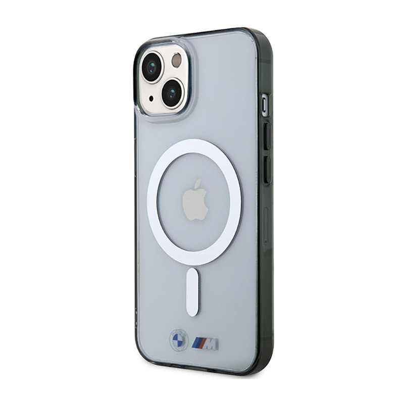 Etui Do iPhone 14 Plus BMW Silver Ring MagSafe...
