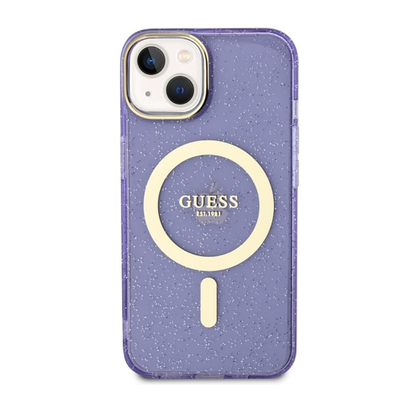 Etui Do iPhone 14 Plus Guess Glitter Gold...