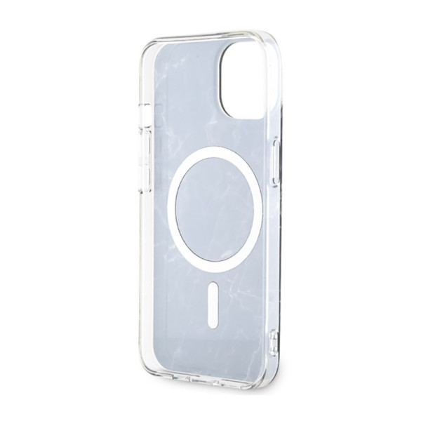 Etui Do iPhone 14 Plus Guess Marble MagSafe Czarny