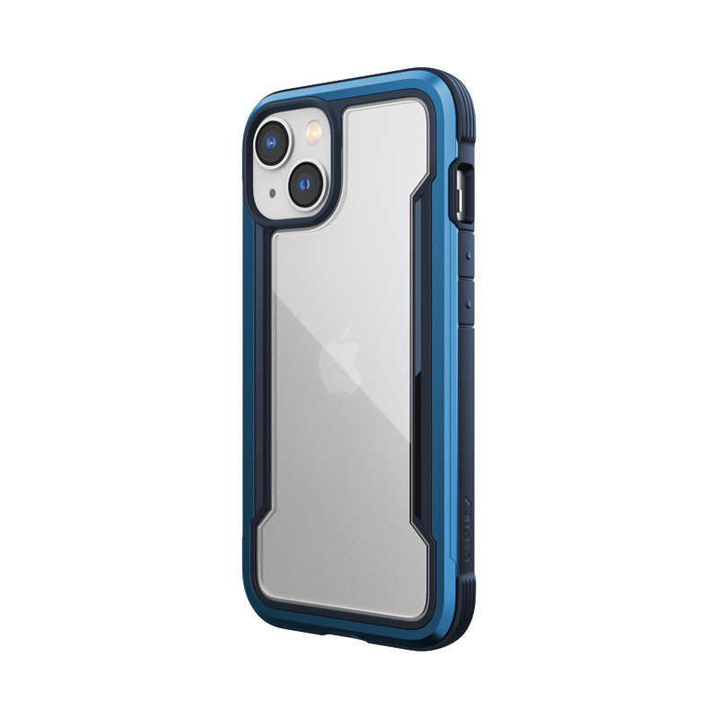 Etui Aluminiowe Do iPhone 14 ( Drop-Tested 3M ) X-Doria Raptic Shield Niebieski