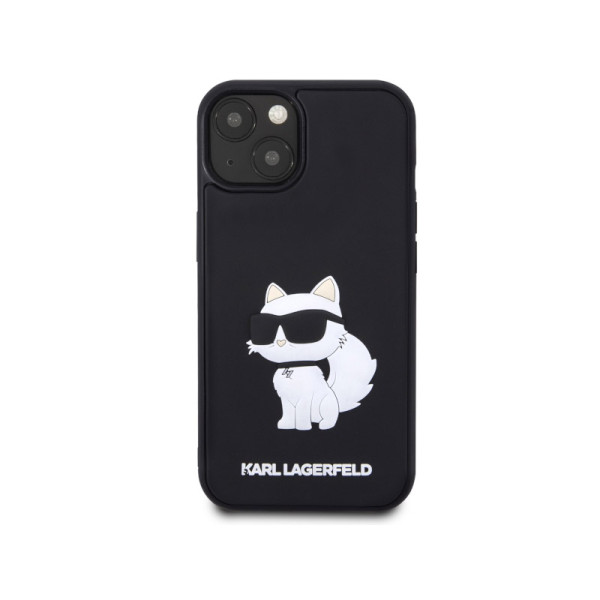 Etui Do iPhone 14 Plus Karl Lagerfeld 3D Rubber NFT Choupette Czarny