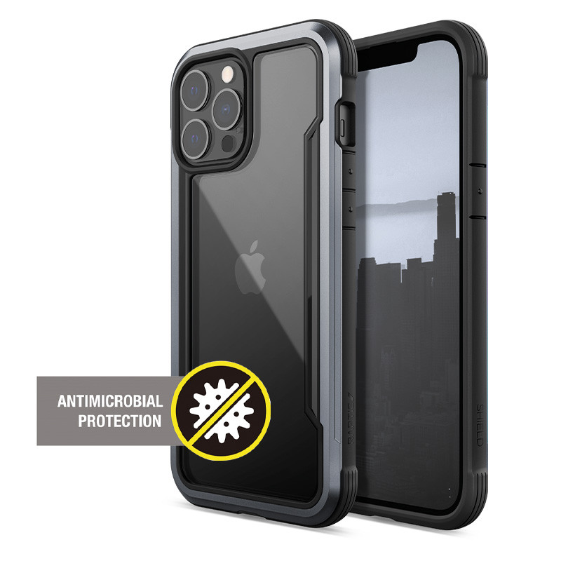 Etui Do iPhone 13 Pro Max ( Anti-Bacterial ) X-Doria Raptic Shield Pro Czarny