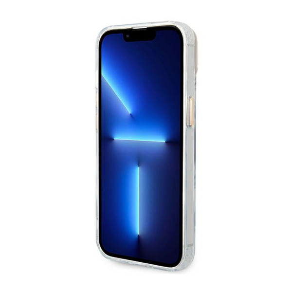 Etui Do iPhone 14 Guess Metal Outline MagSafe Przezroczysty