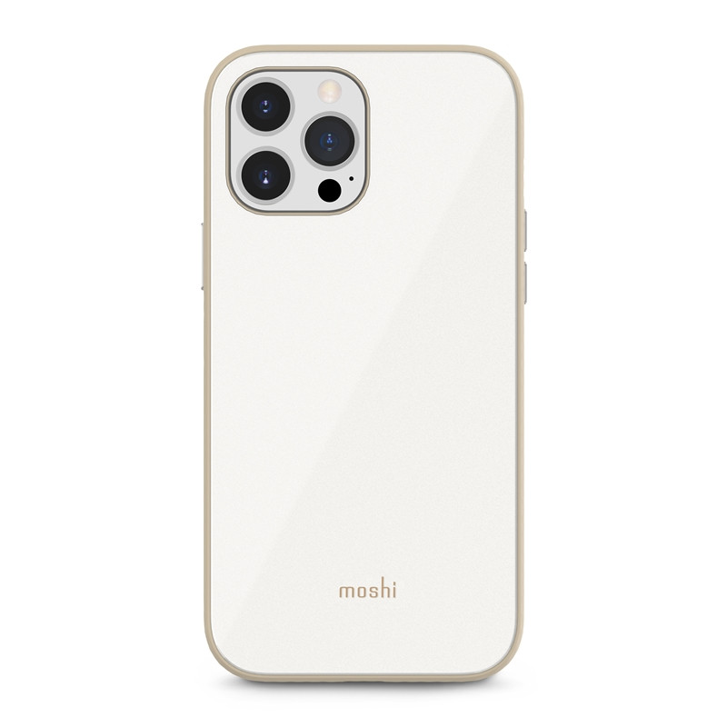 Etui Do iPhone 13 Pro Max ( System Snapto ) Moshi Iglaze Slim Hardshell Case Biały