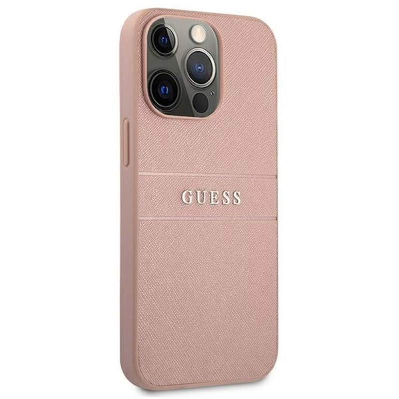 Etui Do iPhone 13 Pro Max Guess Saffiano Metal...