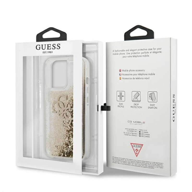 Etui Do iPhone 13 Pro Max Guess Liquid Glitter...