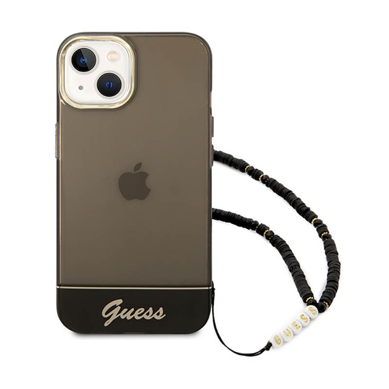 Etui Do iPhone 14 Guess Translucent Pearl Strap...