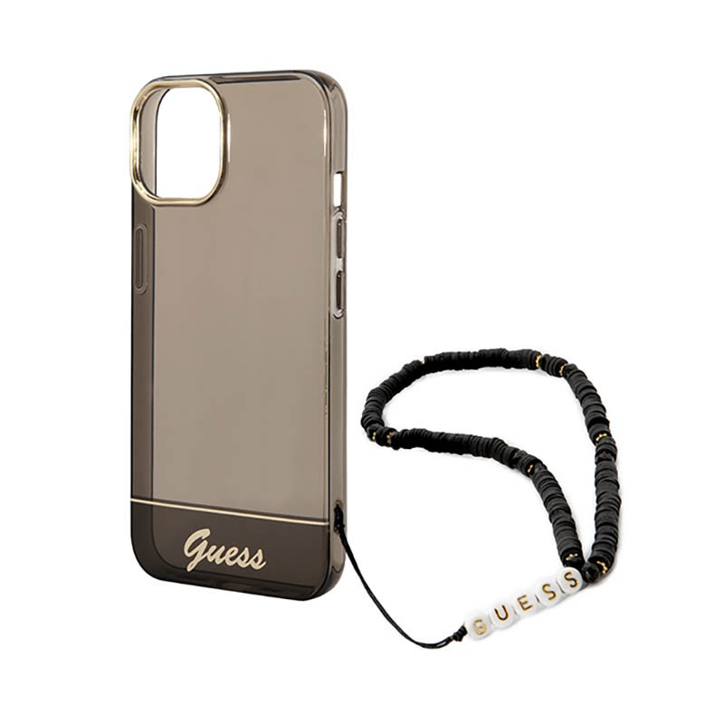 Etui Do iPhone 14 Guess Translucent Pearl Strap...