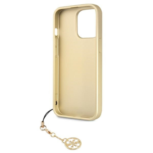 Etui Do iPhone 13 Pro Max Guess 4G Charms Collection Szary
