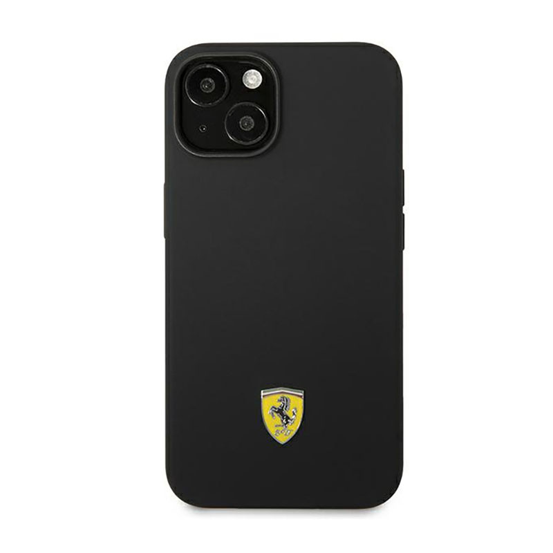 Etui Do iPhone 14 Ferrari Silicone Metal Logo...