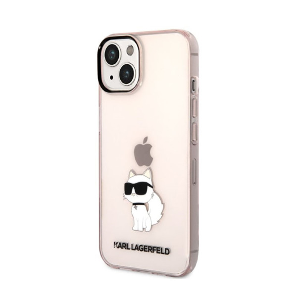 Etui Do iPhone 14 Karl Lagerfeld Iml NFT Choupette Różowy