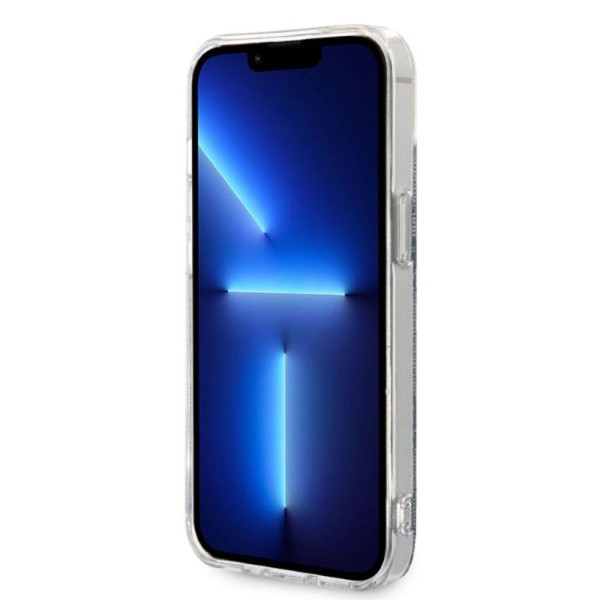 Zestaw Etui + Ładowarka MagSafe Do iPhone 14 Guess Bundle Pack MagSafe 4G Niebieski