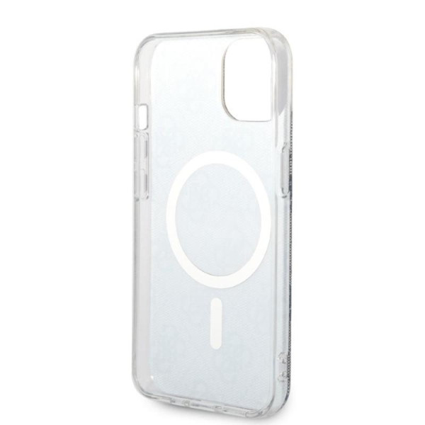Zestaw Etui + Ładowarka MagSafe Do iPhone 14 Guess Bundle Pack MagSafe 4G Niebieski