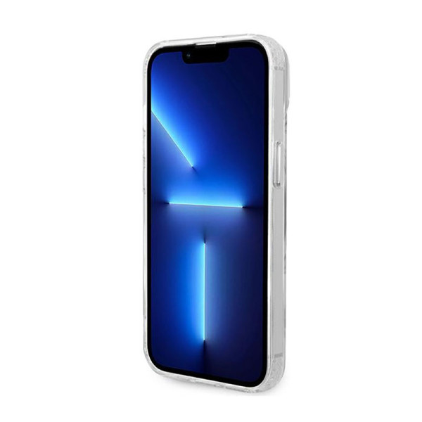 Etui Do iPhone 14 Guess Metal Outline MagSafe Przezroczysty