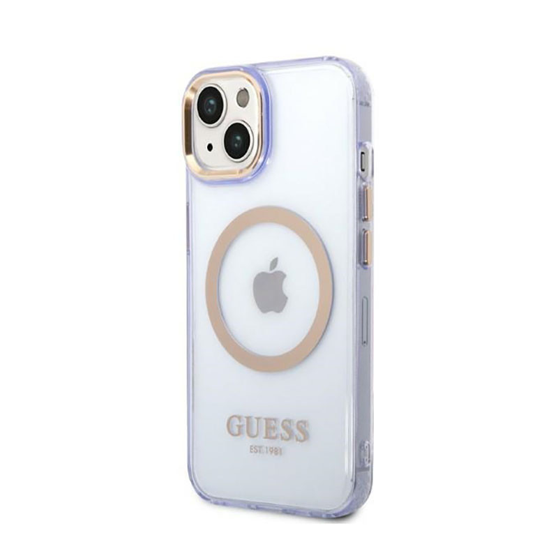 Etui Do iPhone 14 Guess Gold Outline...