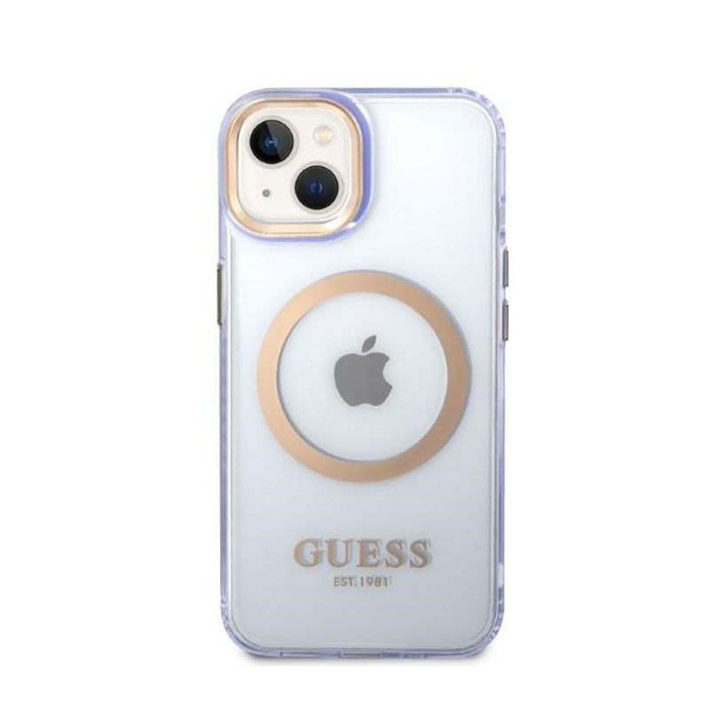 Etui Do iPhone 14 Guess Gold Outline...