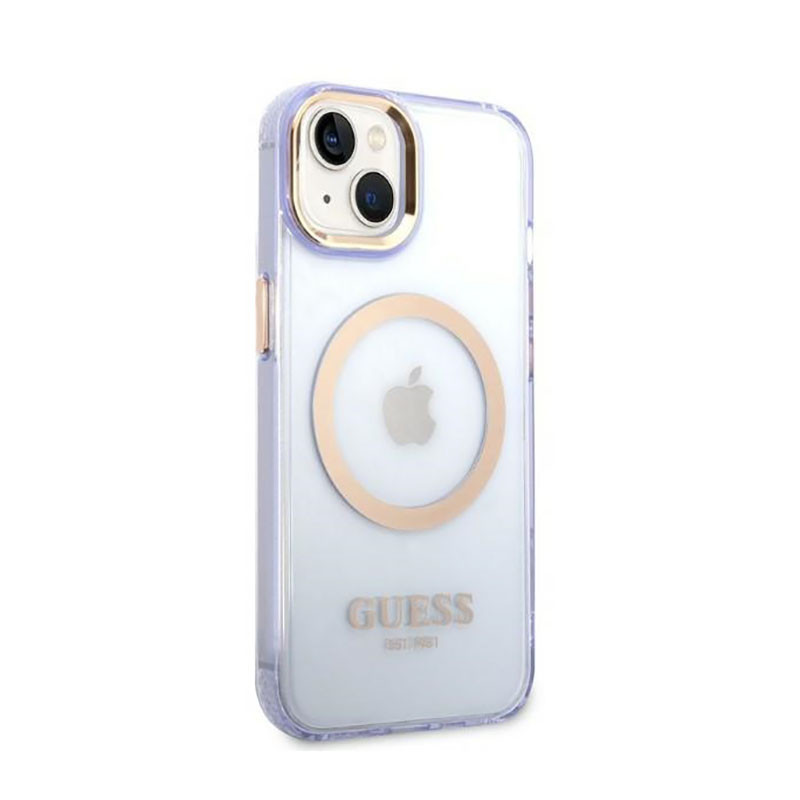 Etui Do iPhone 14 Guess Gold Outline...