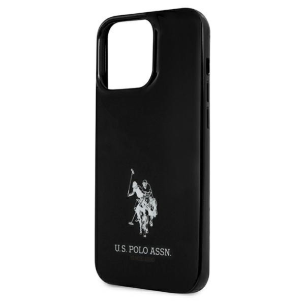 Etui Do iPhone 13 Pro Max Us Polo Assn Horses Logo Czarny