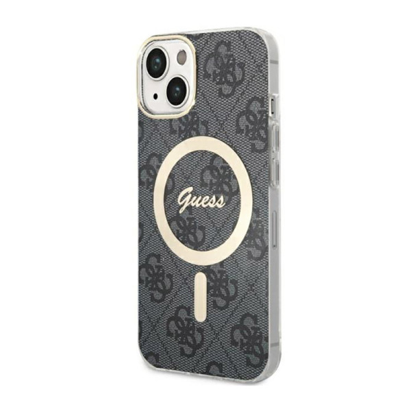 Etui Do iPhone 14 Guess 4G MagSafe Czarny