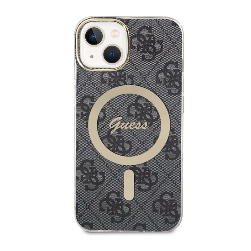 Etui Do iPhone 14 Guess 4G MagSafe Czarny