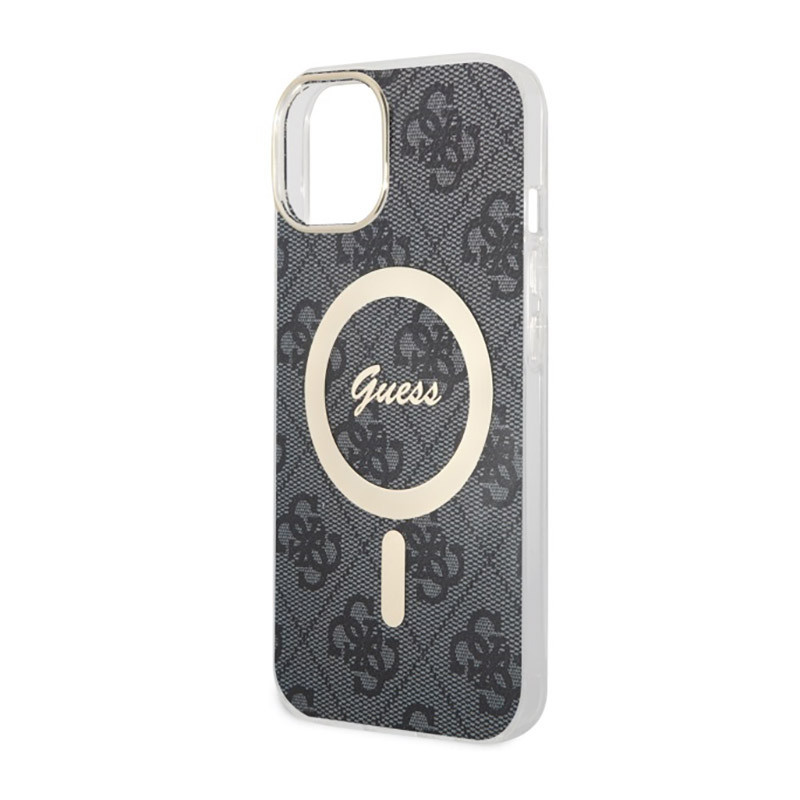 Etui Do iPhone 14 Guess 4G MagSafe Czarny