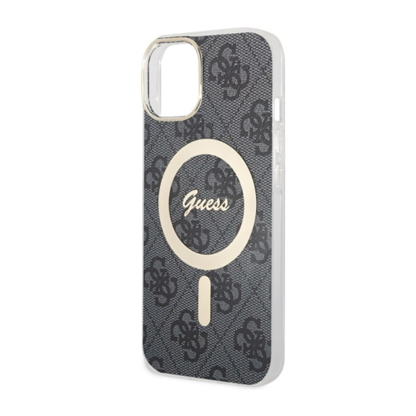 Etui Do iPhone 14 Guess 4G MagSafe Czarny