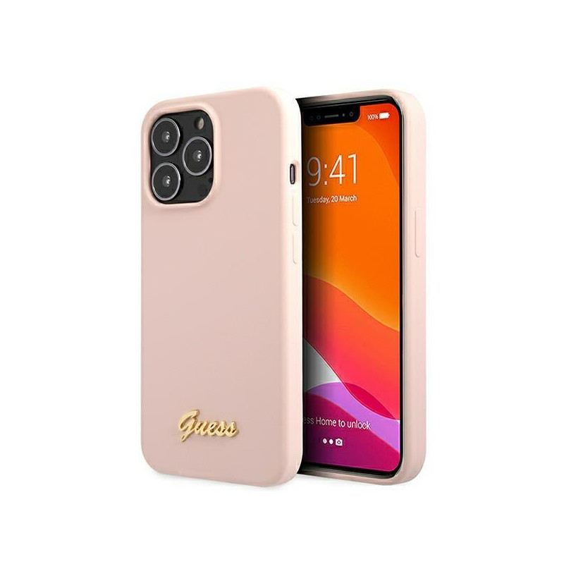 Etui Do iPhone 13 Pro Max Guess Silicone Script...