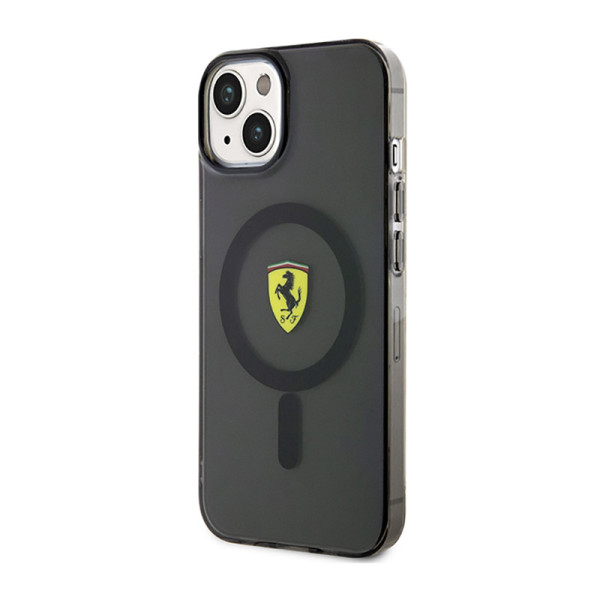 Etui Do iPhone 14 Ferrari Translucent MagSafe Czarny