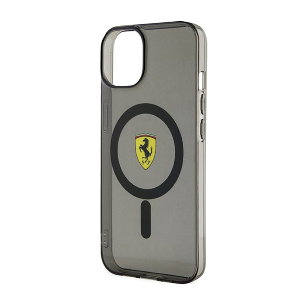 Etui Do iPhone 14 Ferrari Translucent MagSafe Czarny