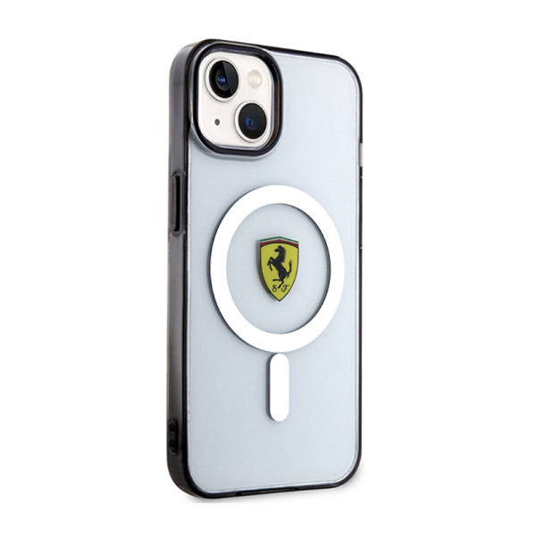 Etui Do iPhone 14 Ferrari Outline MagSafe Przezroczysty
