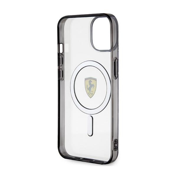 Etui Do iPhone 14 Ferrari Outline MagSafe Przezroczysty