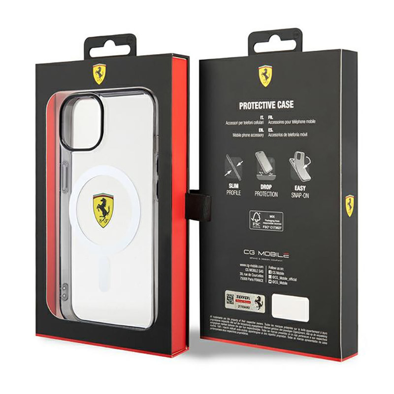 Etui Do iPhone 14 Ferrari Outline MagSafe...
