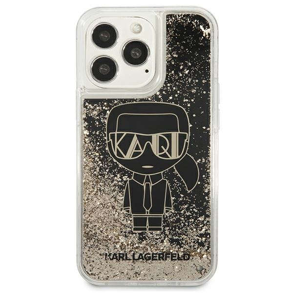Etui Do iPhone 13 Pro Max Karl Lagerfeld Liquid Glitter Gatsby Przezroczysty