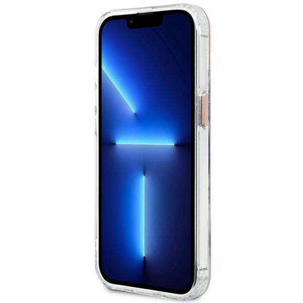 Etui Do iPhone 13 Pro Max Guess Metal Outline MagSafe Przezroczysty