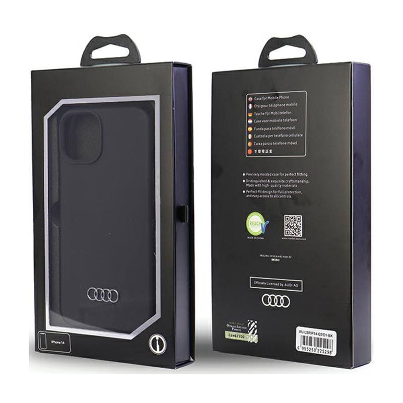 Etui Do iPhone 14 Audi Silicone Case Czarny