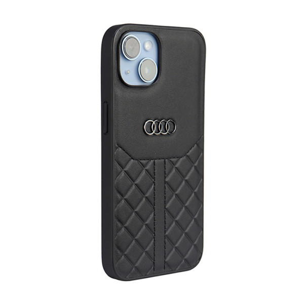 Etui Do iPhone 14 Audi Genuine Leather Czarny
