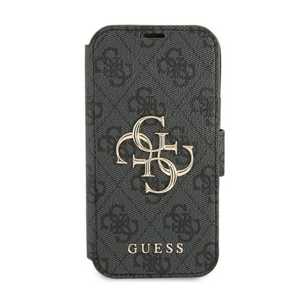 Etui Do iPhone 13 Pro Max Guess Booktype 4G Big Metal Logo Szary