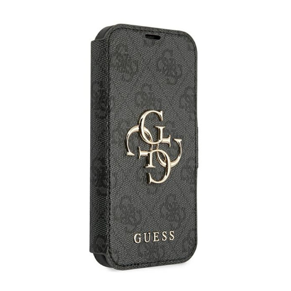 Etui Do iPhone 13 Pro Max Guess Booktype 4G Big Metal Logo Szary