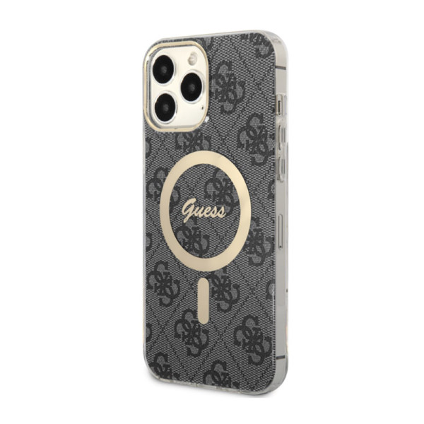 Etui Do iPhone 13 Pro Max Guess 4G MagSafe Czarny