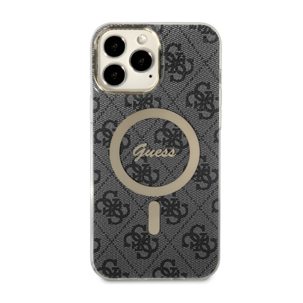 Etui Do iPhone 13 Pro Max Guess 4G MagSafe Czarny