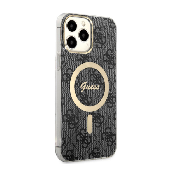 Etui Do iPhone 13 Pro Max Guess 4G MagSafe Czarny