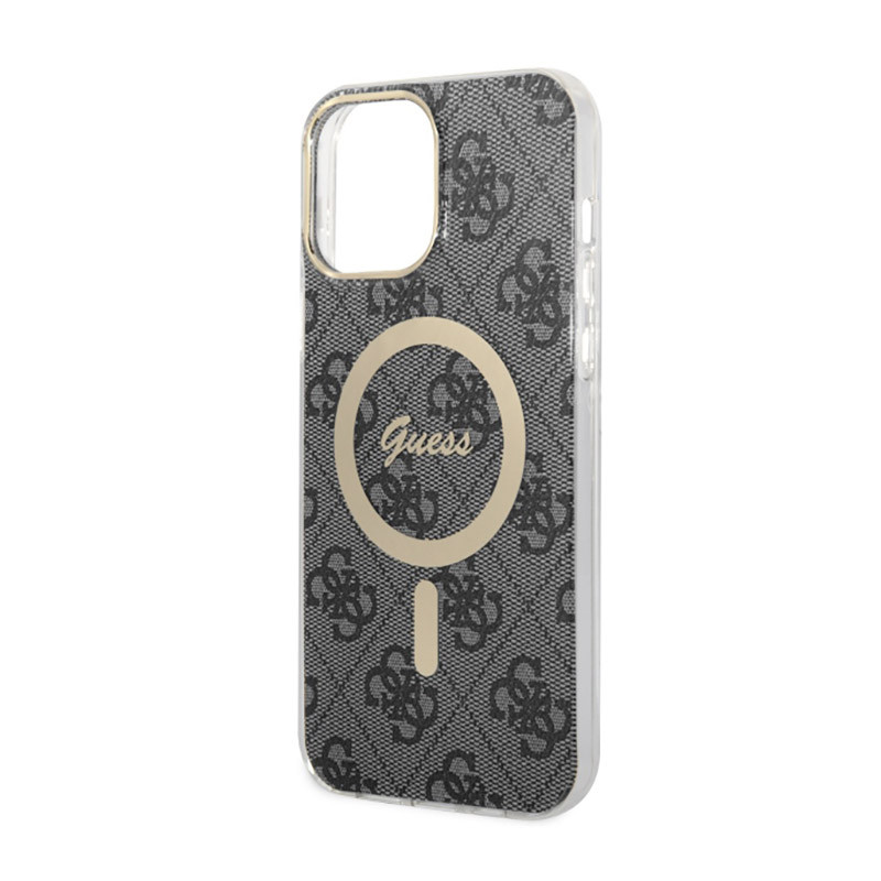 Etui Do iPhone 13 Pro Max Guess 4G MagSafe Czarny