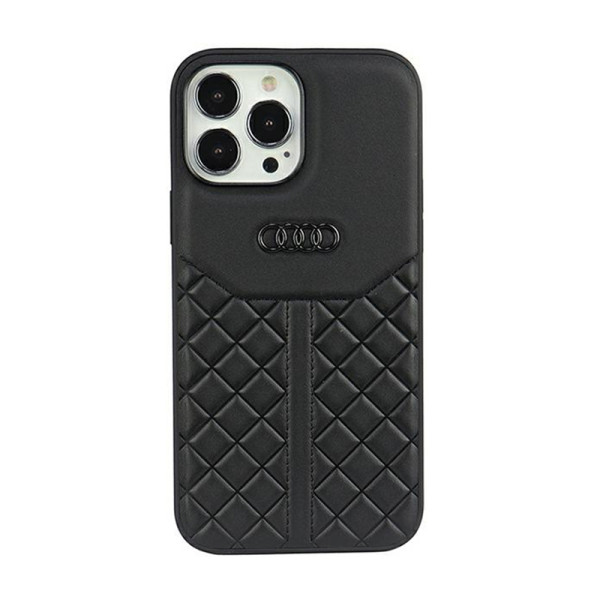 Etui Do iPhone 13 Pro Max Audi Genuine Leather Czarny