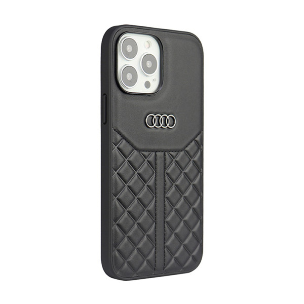 Etui Do iPhone 13 Pro Max Audi Genuine Leather Czarny