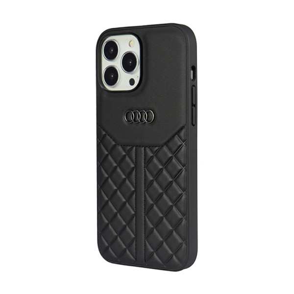 Etui Do iPhone 13 Pro Max Audi Genuine Leather Czarny