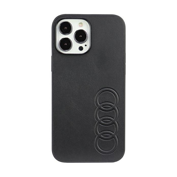 Etui Do iPhone 13 Pro Max Audi Synthetic Leather Czarny
